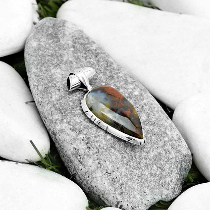 Natural Rare Cady Mountain Agate Pendant P-1667 SDP121691