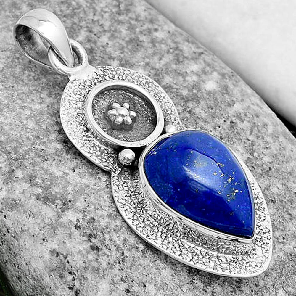 Natural Lapis - Afghanistan Pendant P-1716 SDP121699