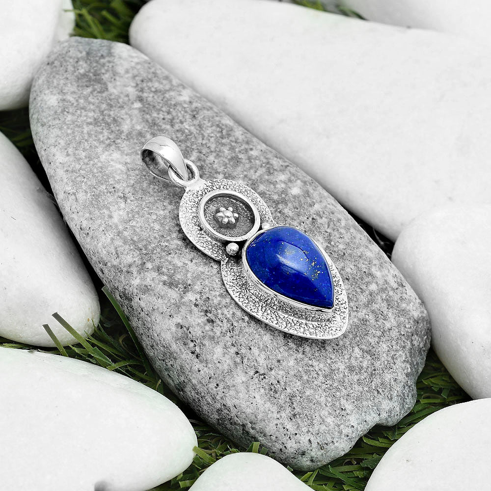 Natural Lapis - Afghanistan Pendant P-1716 SDP121699