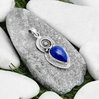 Natural Lapis - Afghanistan Pendant P-1716 SDP121699