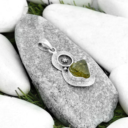 Natural Rare Kornerupine Rough Pendant P-1716 SDP121701