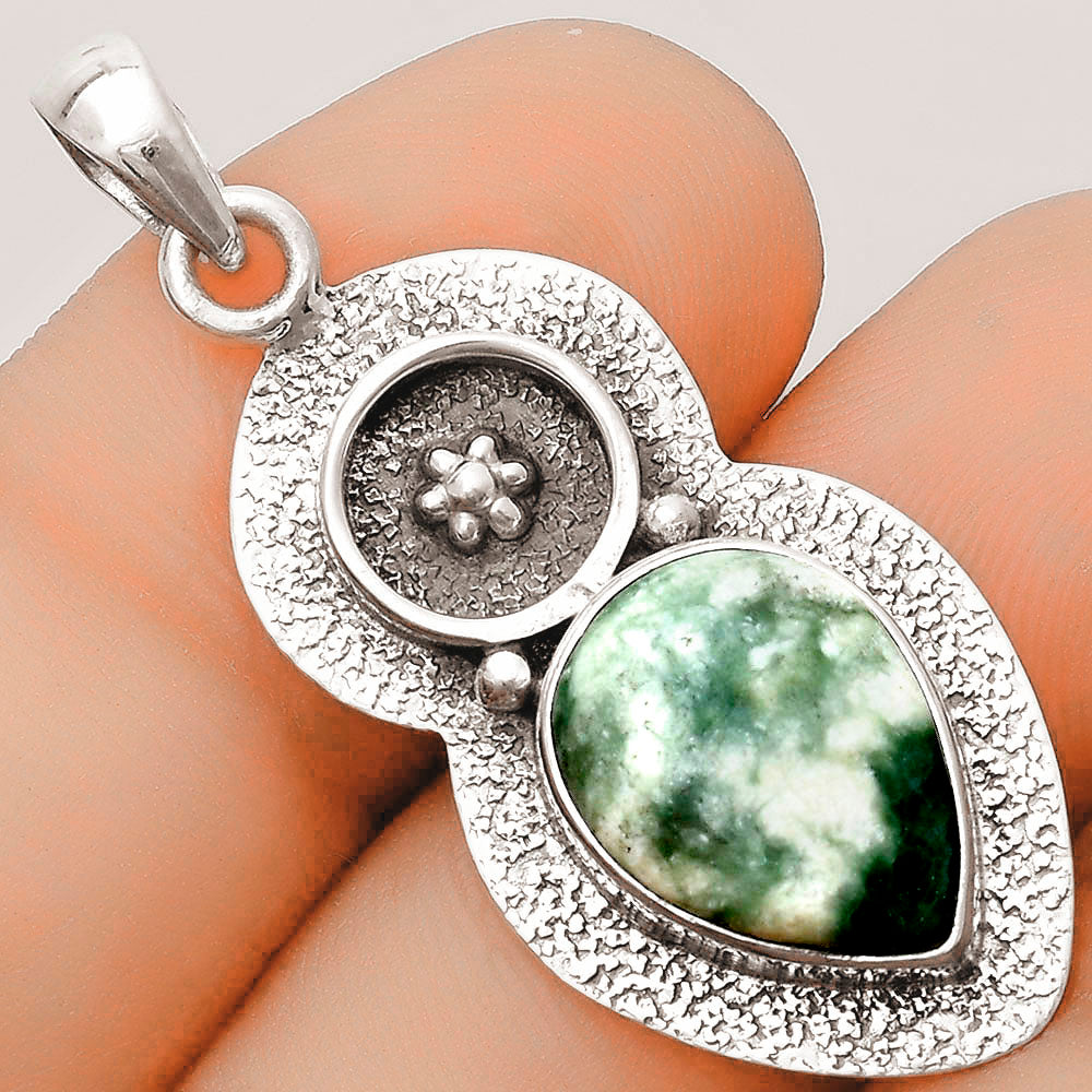 Natural Dioptase Pendant P-1716 SDP121703