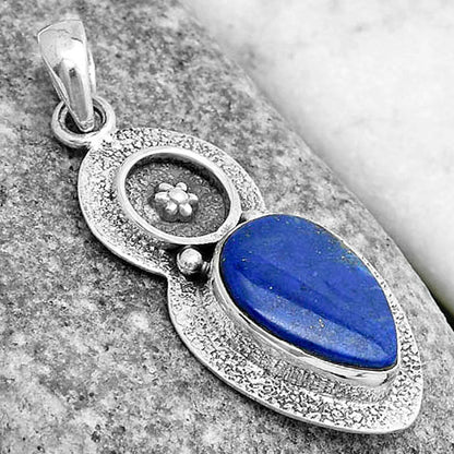 Natural Lapis - Afghanistan Pendant P-1716 SDP121709
