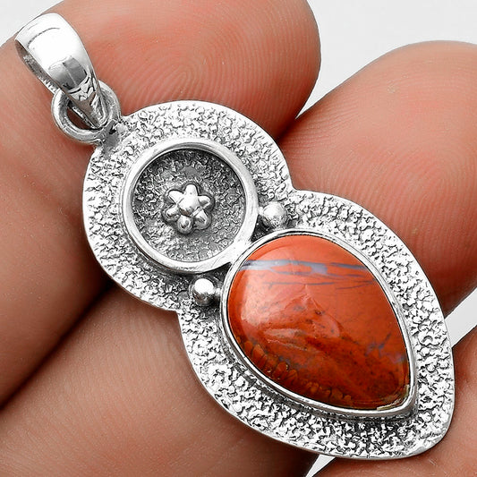 Natural Red Moss Agate Pendant P-1716 SDP121711