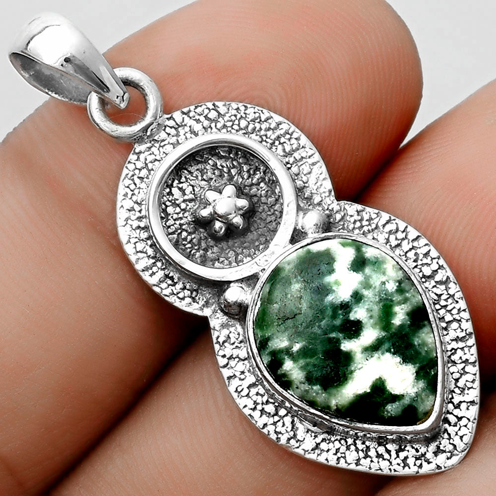 Natural Dioptase Pendant P-1716 SDP121712