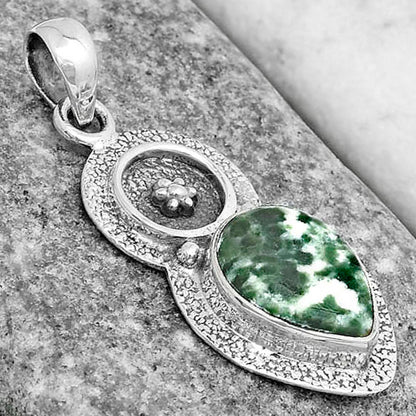 Natural Dioptase Pendant P-1716 SDP121712