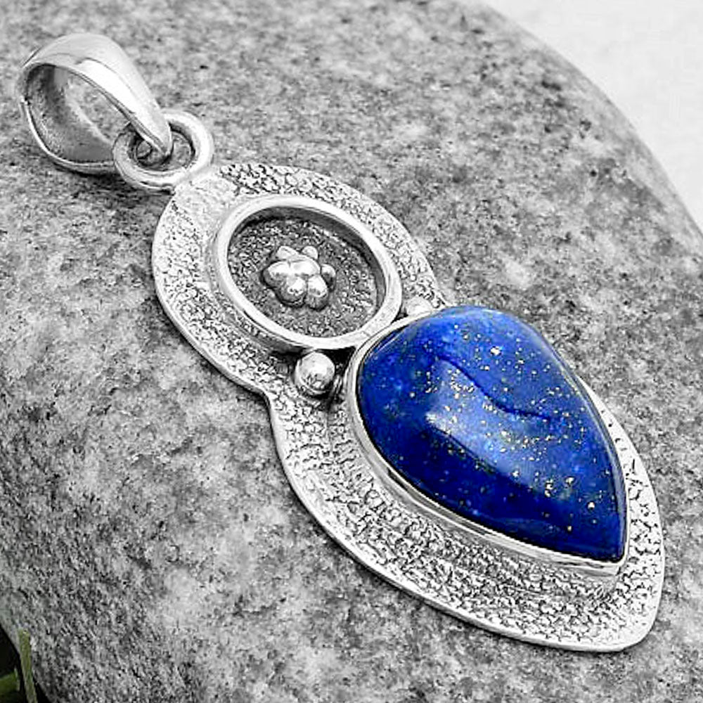 Natural Lapis - Afghanistan Pendant P-1716 SDP121720