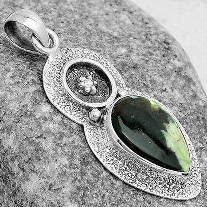 Natural Chrome Chalcedony Pendant P-1716 SDP121721