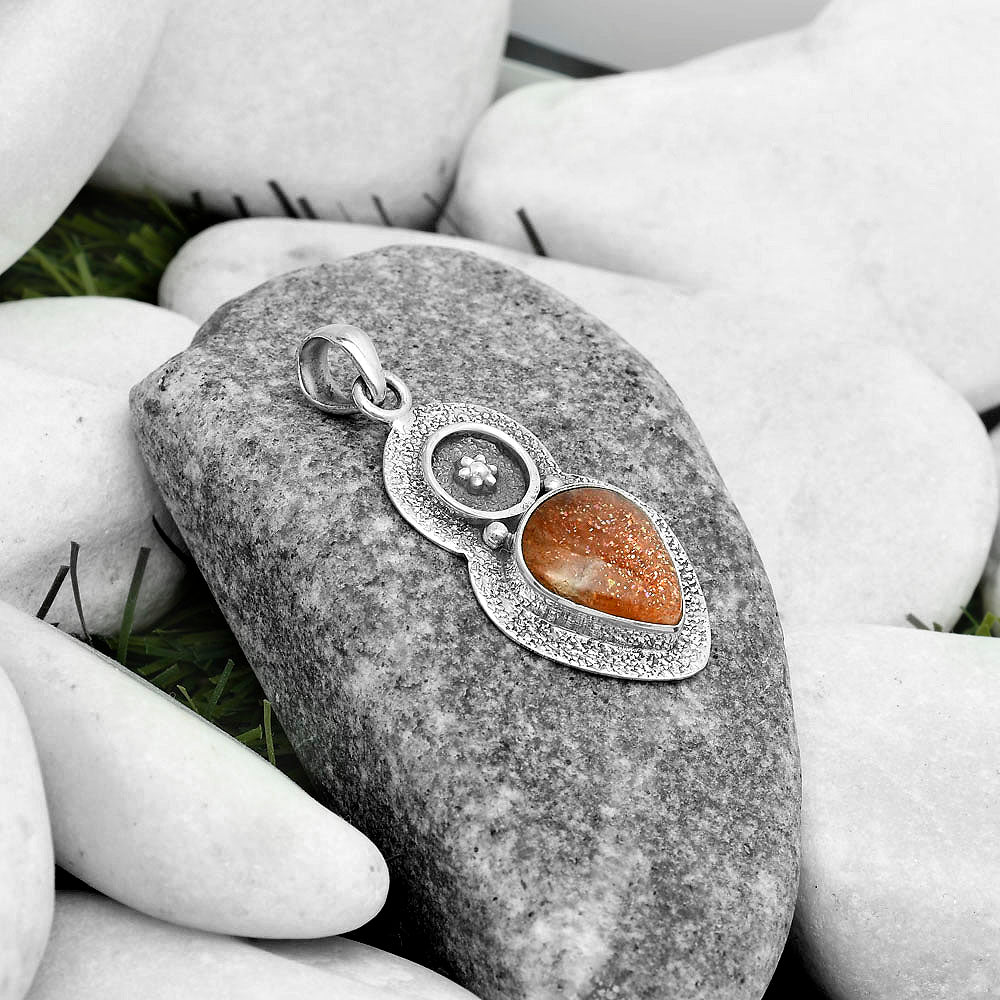 Natural Sunstone - Namibia Pendant P-1716 SDP121724