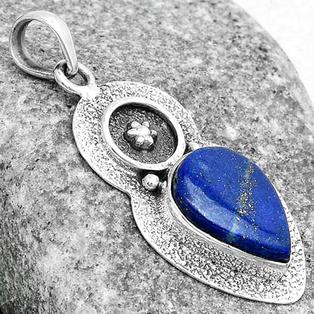 Natural Lapis - Afghanistan Pendant P-1716 SDP121727