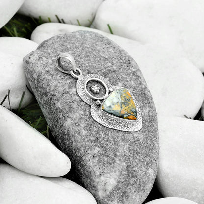 Natural Maligano Jasper - Indonesia Pendant P-1716 SDP121728