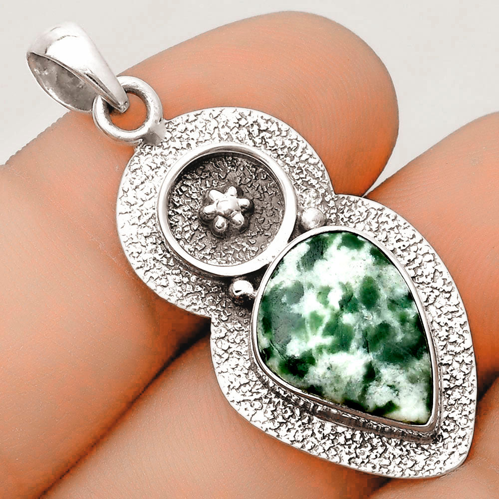 Natural Dioptase Pendant P-1716 SDP121730