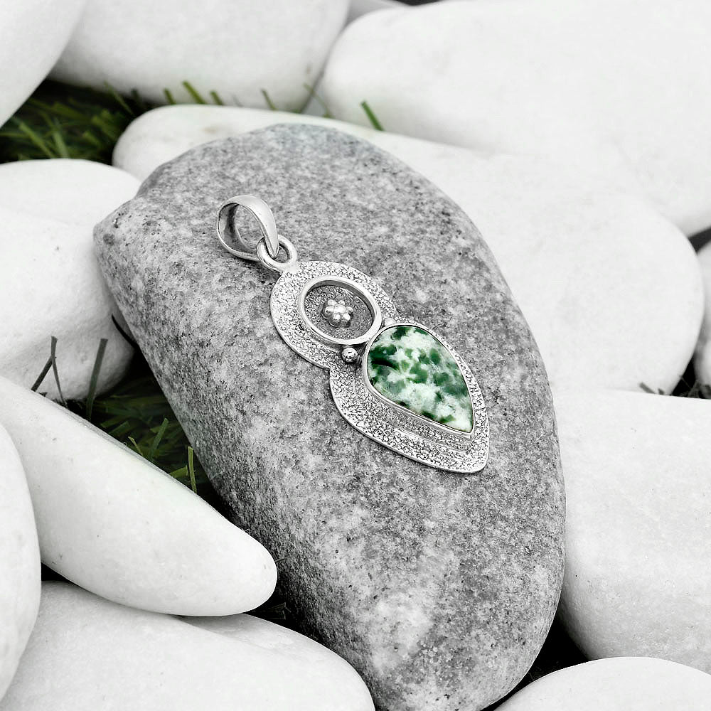 Natural Dioptase Pendant P-1716 SDP121730