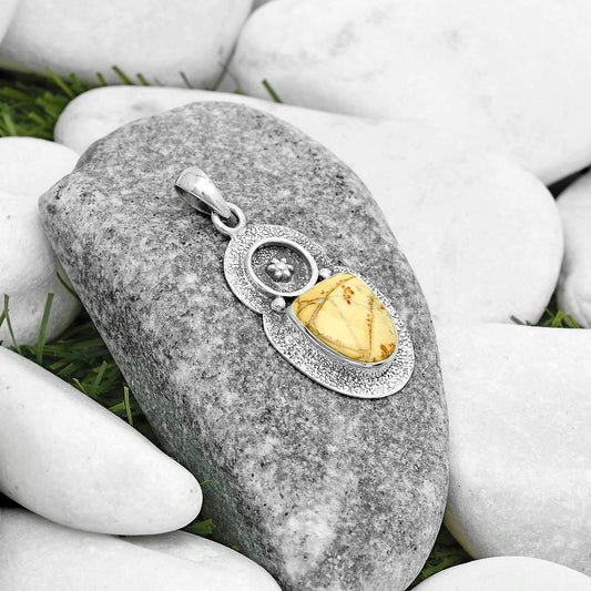 Natural Maligano Jasper - Indonesia Pendant P-1716 SDP121734