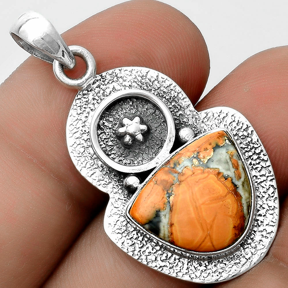 Natural Maligano Jasper - Indonesia Pendant P-1716 SDP121737