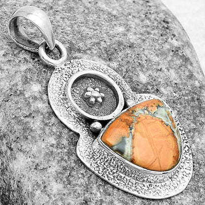 Natural Maligano Jasper - Indonesia Pendant P-1716 SDP121737