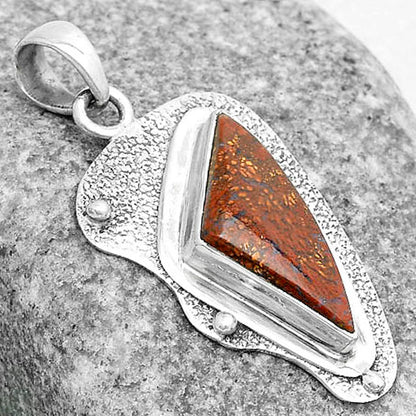 Natural Red Moss Agate Pendant P-1498 SDP121747
