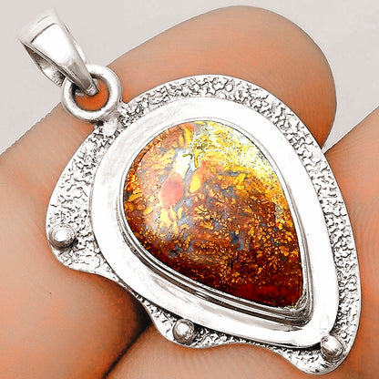 Natural Red Moss Agate Pendant P-1498 SDP121755