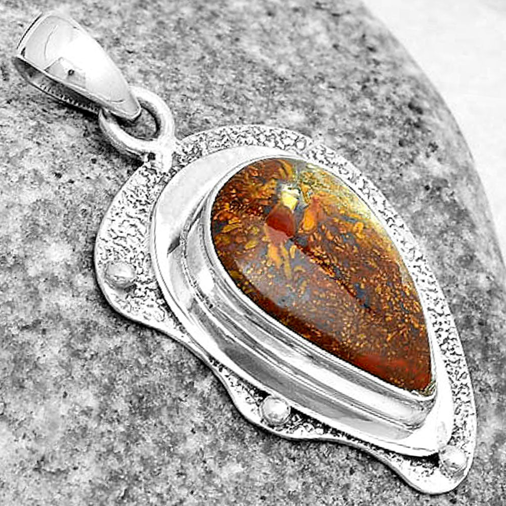 Natural Red Moss Agate Pendant P-1498 SDP121755