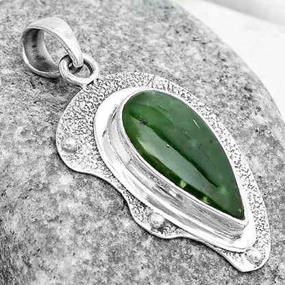 Natural Chrome Chalcedony Pendant P-1498 SDP121762