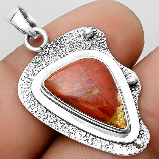 Natural Red Moss Agate Pendant P-1498 SDP121763