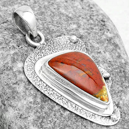 Natural Red Moss Agate Pendant P-1498 SDP121763