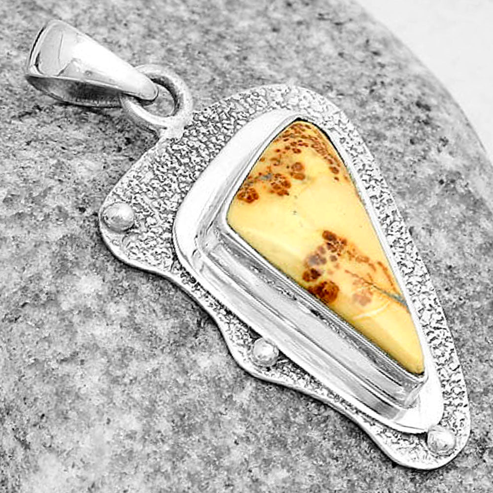 Natural Maligano Jasper - Indonesia Pendant P-1498 SDP121765