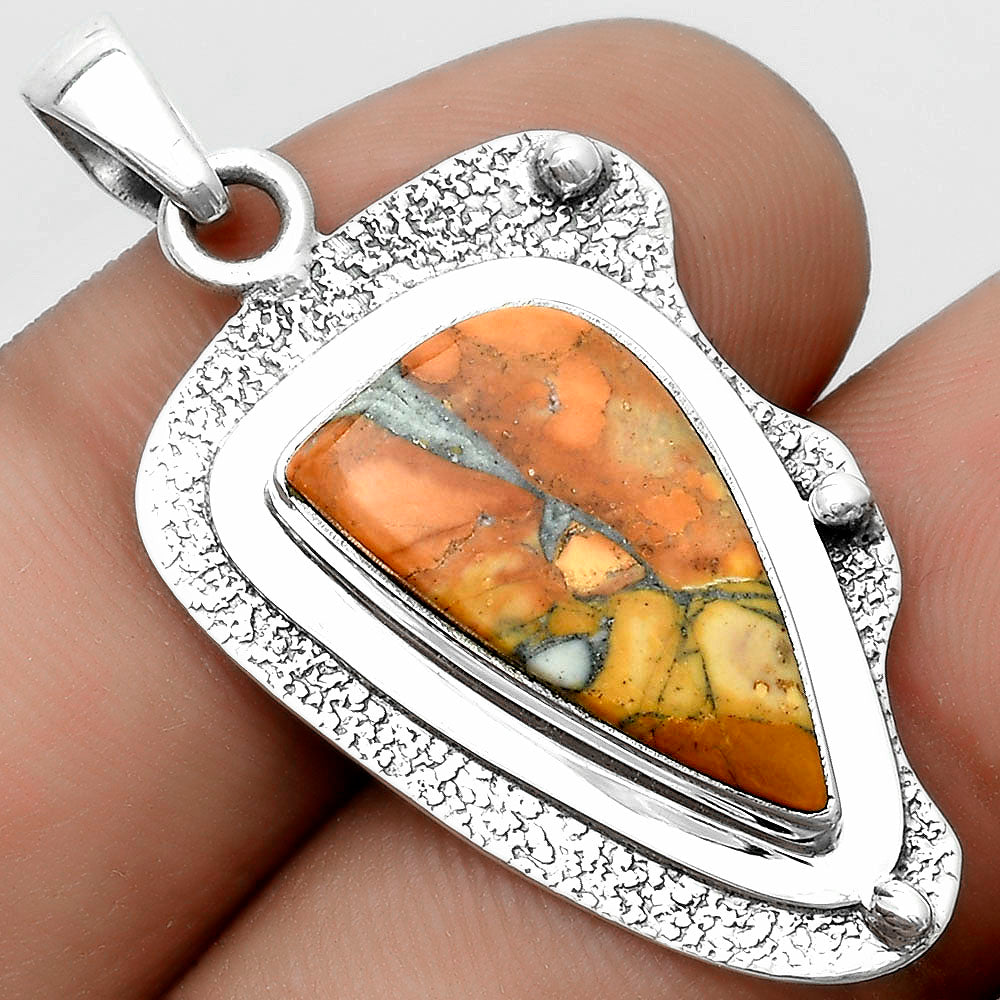 Natural Maligano Jasper - Indonesia Pendant P-1498 SDP121770