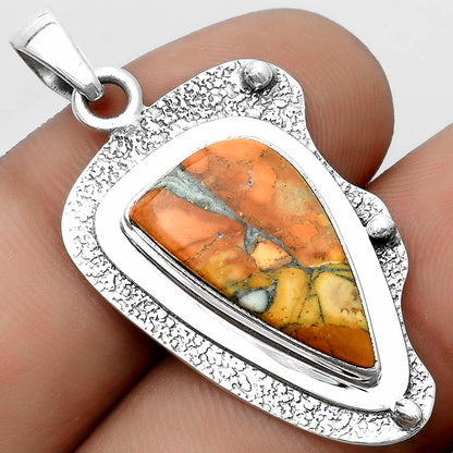 Natural Maligano Jasper - Indonesia Pendant P-1498 SDP121770