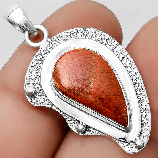 Natural Red Moss Agate Pendant P-1498 SDP121787