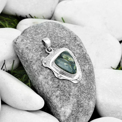 Natural Star Galaxy Jasper Pendant P-1498 SDP121793