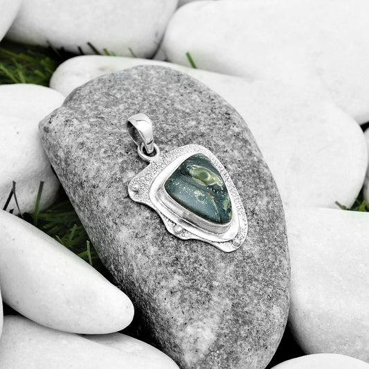 Natural Star Galaxy Jasper Pendant P-1498 SDP121793