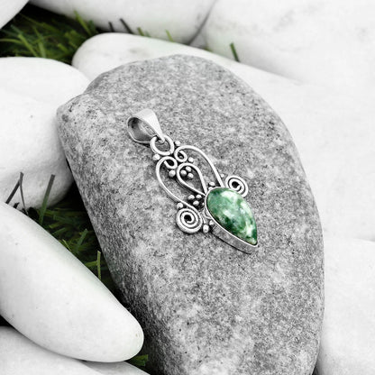 Natural Dioptase Pendant P-1553 SDP121802