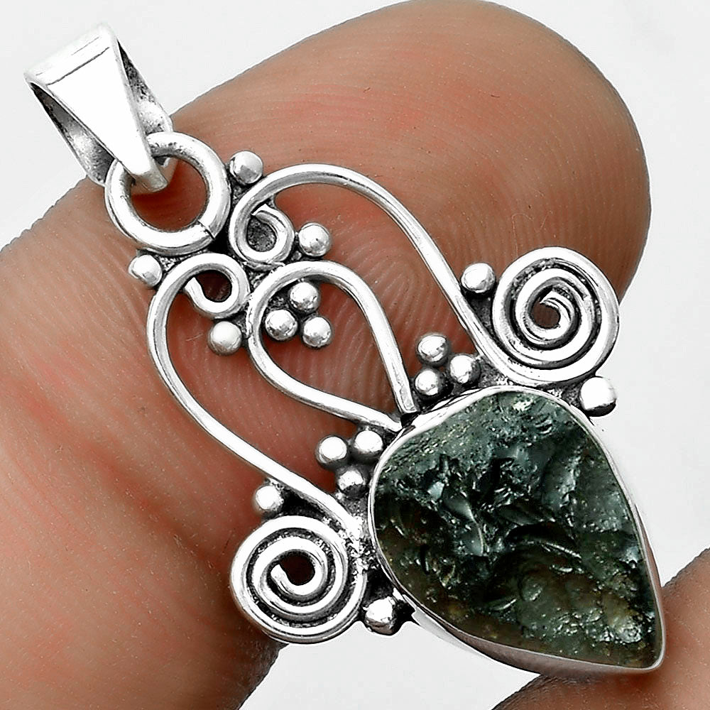 Natural Tektite Rough - Greek Pendant P-1553 SDP121803