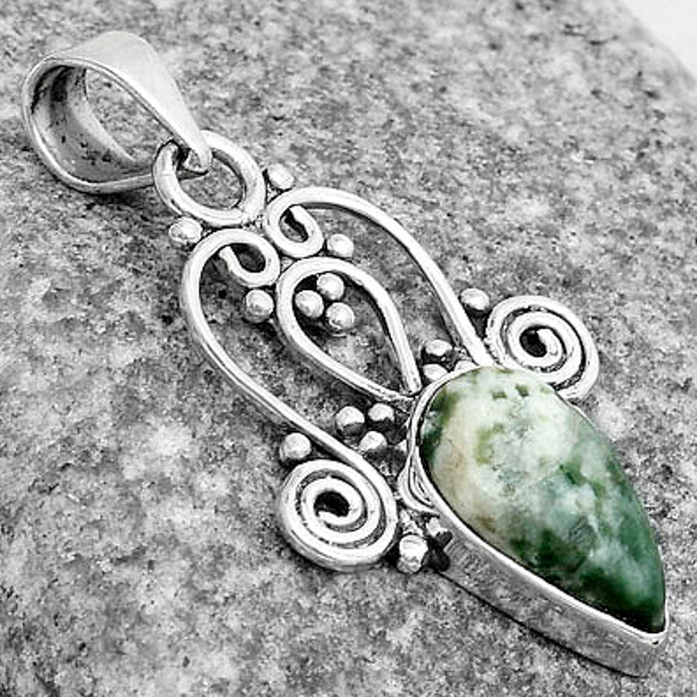 Natural Dioptase Pendant P-1553 SDP121814