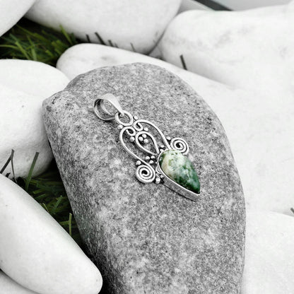 Natural Dioptase Pendant P-1553 SDP121814