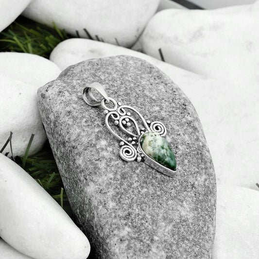 Natural Dioptase Pendant P-1553 SDP121814