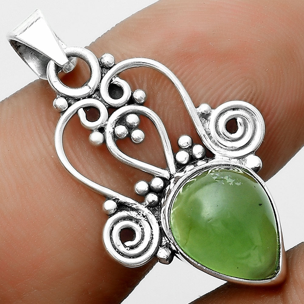 Natural Chrome Chalcedony Pendant P-1553 SDP121817