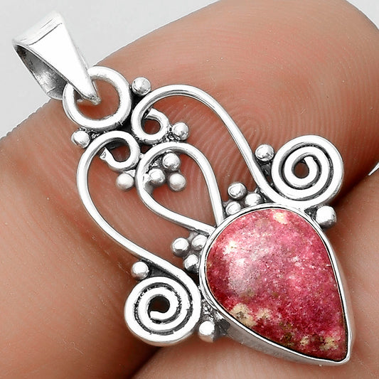 Natural Pink Thulite - Norway Pendant P-1553 SDP121825