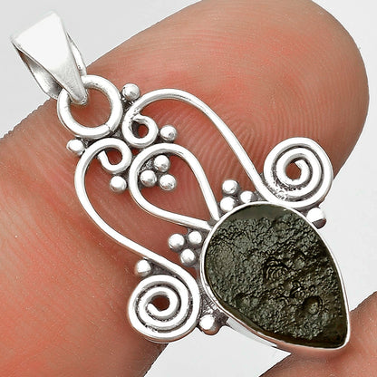 Natural Tektite Rough - Greek Pendant P-1553 SDP121828