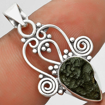 Natural Tektite Rough - Greek Pendant P-1553 SDP121832