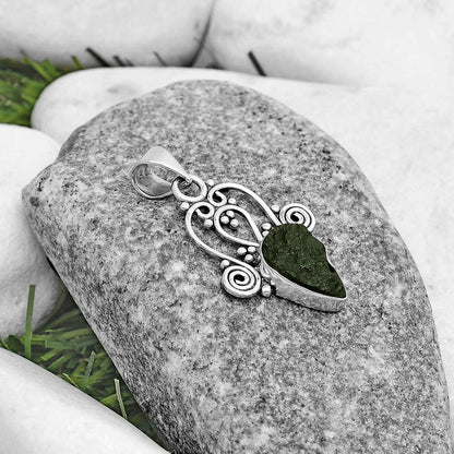 Natural Tektite Rough - Greek Pendant P-1553 SDP121832