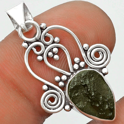 Natural Tektite Rough - Greek Pendant P-1553 SDP121835
