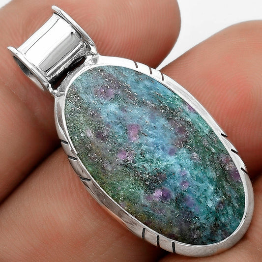 Natural Ruby In Kyanite Pendant P-1154 SDP122400