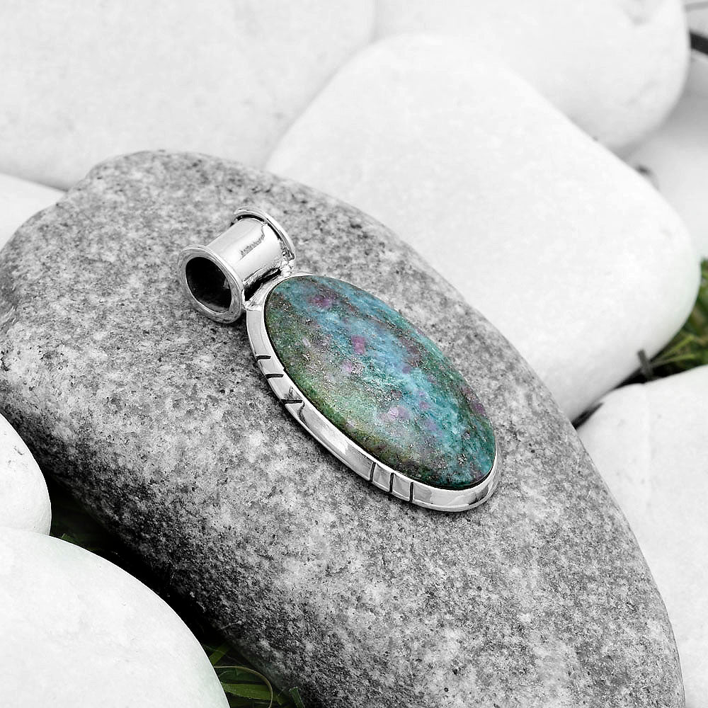 Natural Ruby In Kyanite Pendant P-1154 SDP122400