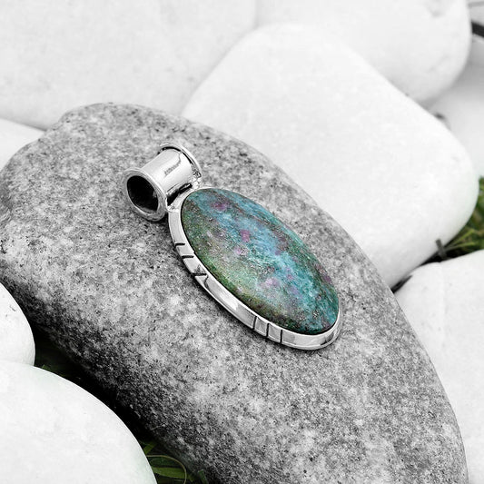 Natural Ruby In Kyanite Pendant P-1154 SDP122400