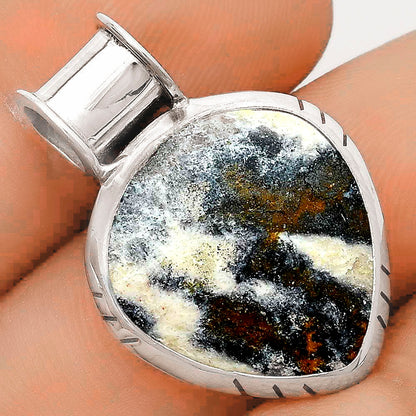Natural Indian Blanket Jasper Pendant P-1154 SDP122413