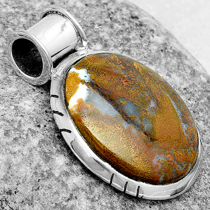 Natural Red Moss Agate Pendant P-1154 SDP122433