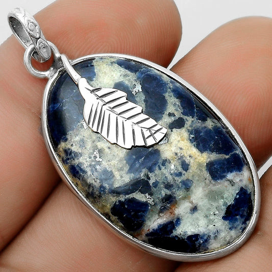 Natural Sodalite Pendant P-1585 SDP122458