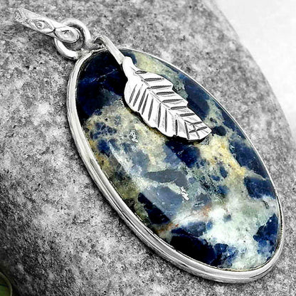 Natural Sodalite Pendant P-1585 SDP122458